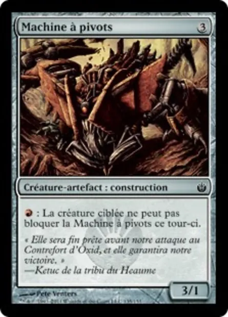 Machine à pivots, carte Magic MBS 135 — extension Mirrodin assiégé