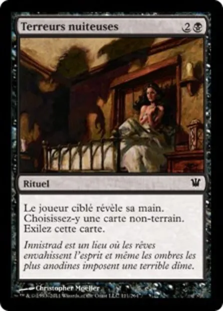 Terreurs nuiteuses, carte Magic ISD 111 — extension Innistrad
