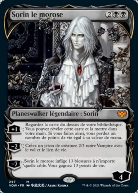 Sorin le morose, carte Magic VOW 297 — extension Innistrad : noce écarlate