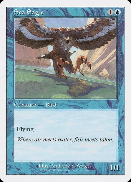 Sea Eagle, Magic card S00 18 — Starter 2000 set