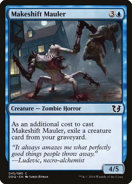 Makeshift Mauler, Magic card DDQ 45 — Duel Decks: Blessed vs. Cursed set