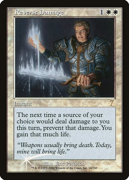 Reverse Damage, Magic card 7ED 34★ — Seventh Edition set