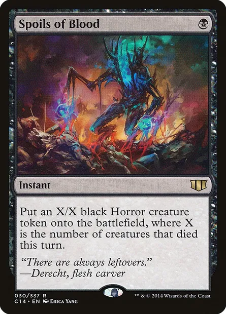 Spoils of Blood, Magic card C14 30 — Commander 2014 set