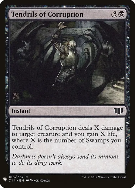 Vrilles de corruption, carte Magic PLST C14-166 — extension The List