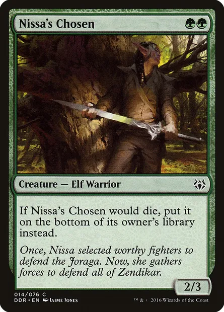 Élu de Nissa, carte Magic DDR 14 — extension Duel Decks: Nissa vs. Ob Nixilis