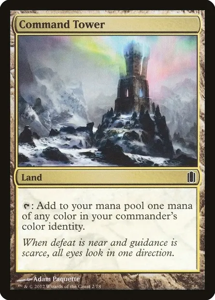 Command Tower, Magic card CM1 2 — Commander's Arsenal set