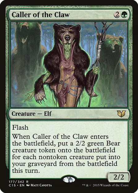 Caller of the Claw, Magic card C15 177 — Commander 2015 set