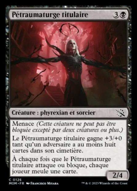 Pétraumaturge titulaire, carte Magic MOM 126 — extension L'invasion des machines