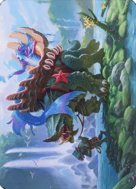 Vodalian Mindsinger // Vodalian Mindsinger, Magic card ADMU 21 — Dominaria United Art Series set