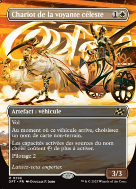 Chariot de la voyante céleste, carte Magic DFT 296 — extension Aetherdrift
