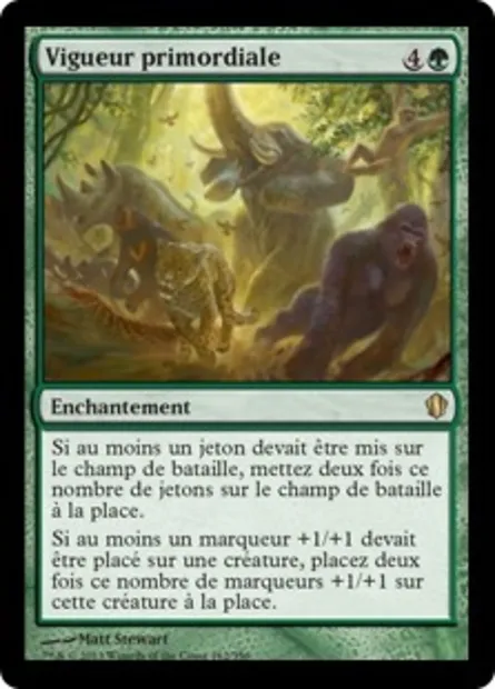Vigueur primordiale, carte Magic C13 162 — extension Commander 2013