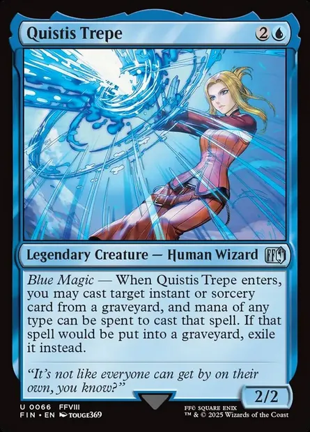 Quistis Trepe, Magic card FIN 66 — Final Fantasy set