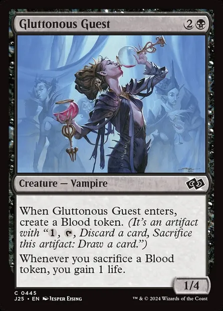Gluttonous Guest, Magic card J25 445 — Foundations Jumpstart set