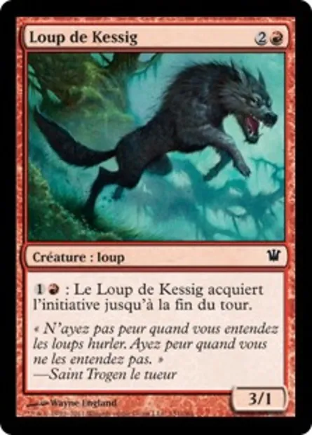 Loup de Kessig, carte Magic ISD 151 — extension Innistrad