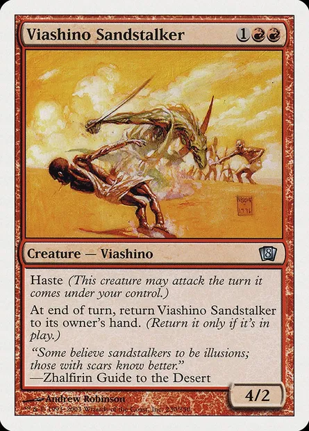Viashino Sandstalker, Magic card 8ED 230 — Eighth Edition set