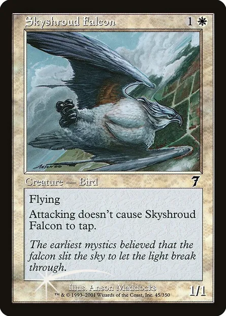 Skyshroud Falcon, Magic card 7ED 45★ — Seventh Edition set