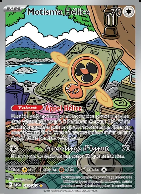 Motisma Hélice, carte Pokémon ASC 250 — extension Héros Transcendants