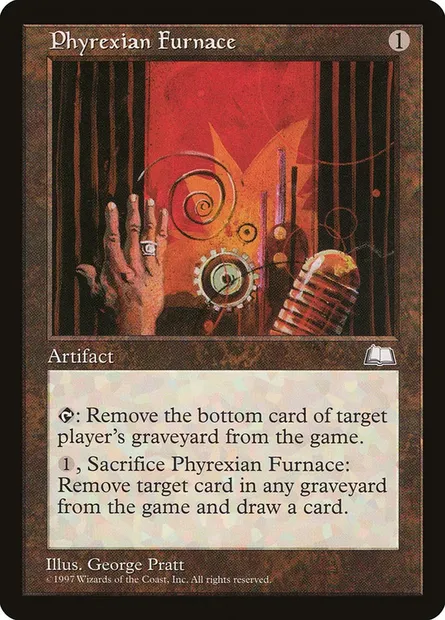 Fourneau phyrexian, carte Magic WTH 155 — extension Aquilon