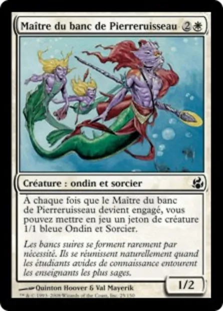 Maître du banc de Pierreruisseau, carte Magic MOR 25 — extension Leveciel