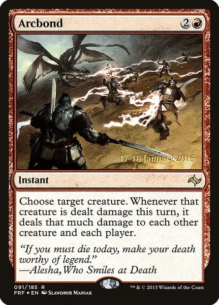 Arcbond, Magic card PFRF 91s — Fate Reforged Promos set
