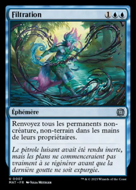 Filtration, carte Magic MAT 7 — extension L'invasion des machines : le jour d'après