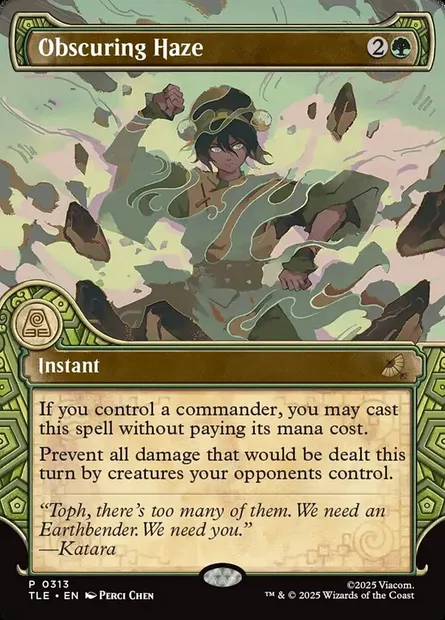 Obscuring Haze, Magic card TLE 313 — Avatar: The Last Airbender Eternal set