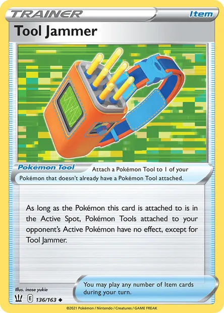 Tool Jammer, Pokémon card BST 136 — Battle Styles set