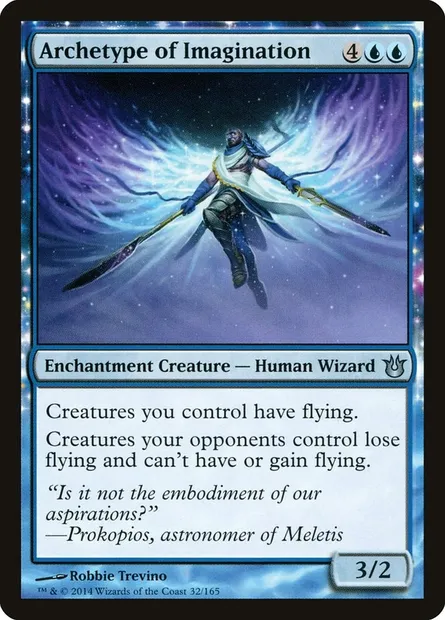 Archetype of Imagination, Magic card BNG 32 — Born of the Gods set