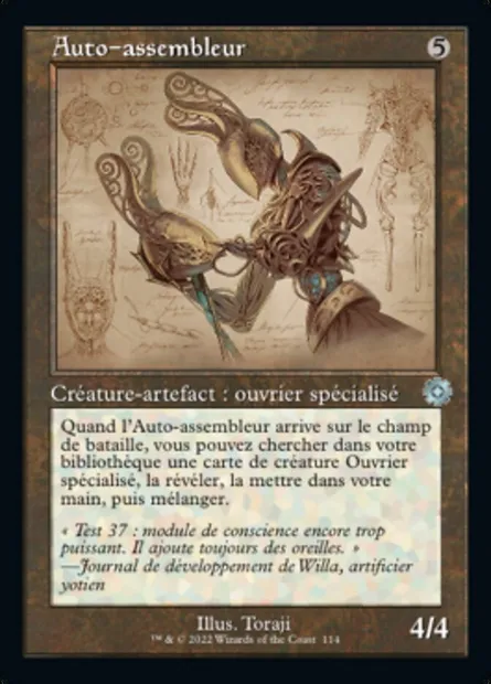 Auto-assembleur, carte Magic BRR 114 — extension The Brothers' War Retro Artifacts