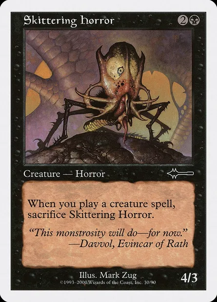 Skittering Horror, Magic card BTD 30 — Beatdown Box Set set