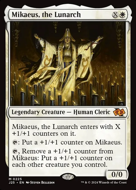 Mikaeus, the Lunarch, Magic card J25 225 — Foundations Jumpstart set