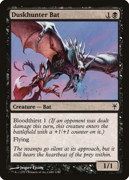 Duskhunter Bat, Magic card DDK 6 — Duel Decks: Sorin vs. Tibalt set