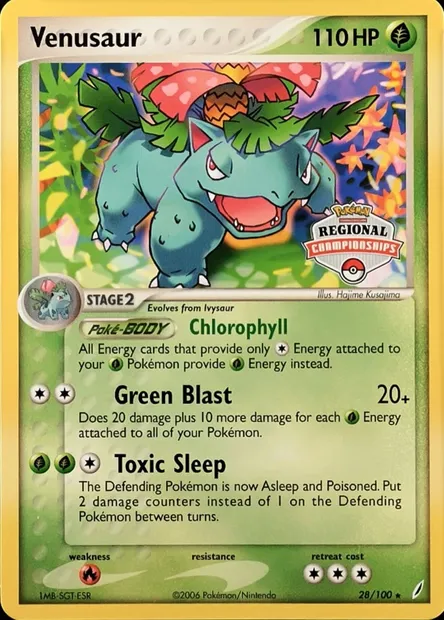 Florizarre, carte Pokémon LGP 028-2 — extension League Promos