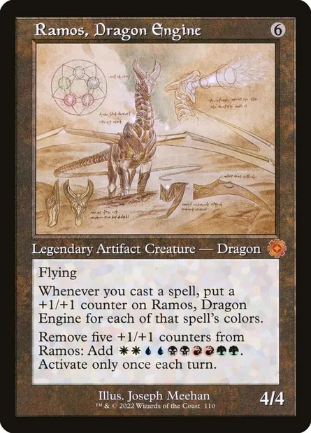 Ramos, Dragon Engine, Magic card BRR 110 — The Brothers' War Retro Artifacts set