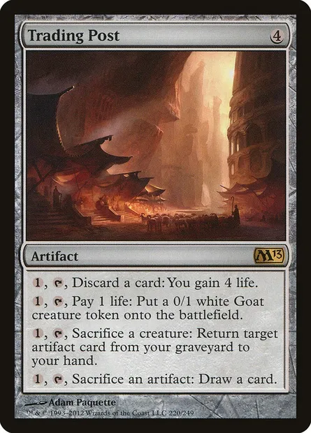 Trading Post, Magic card M13 220 — Magic 2013 set