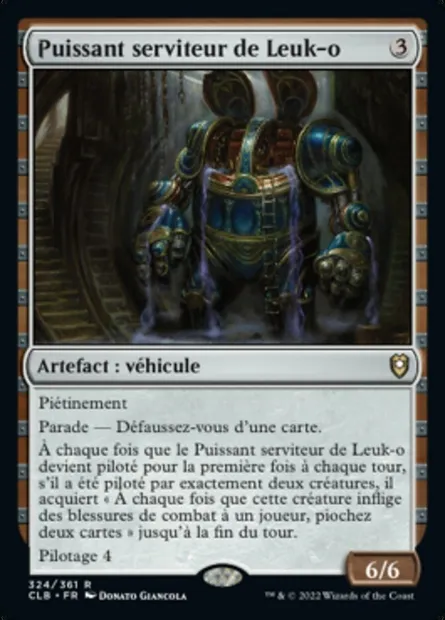 Puissant serviteur de Leuk-o, carte Magic CLB 324 — extension Commander Légendes : la bataille de la Porte de Baldur