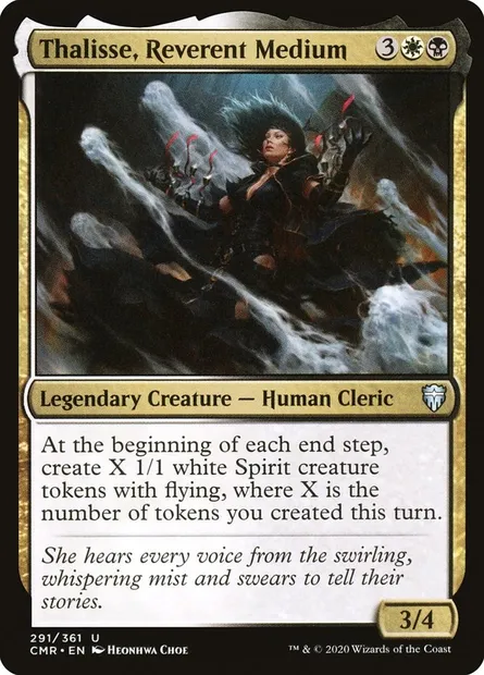 Thalisse, Reverent Medium, Magic card CMR 291 — Commander Legends set