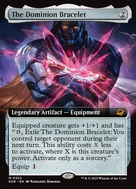 The Dominion Bracelet, Magic card EOE 352 — Edge of Eternities set