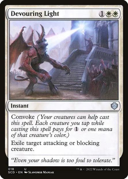 Devouring Light, Magic card SCD 18 — Starter Commander Decks set