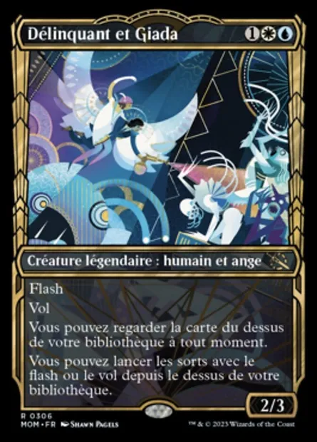 Délinquant et Giada, carte Magic MOM 306 — extension L'invasion des machines
