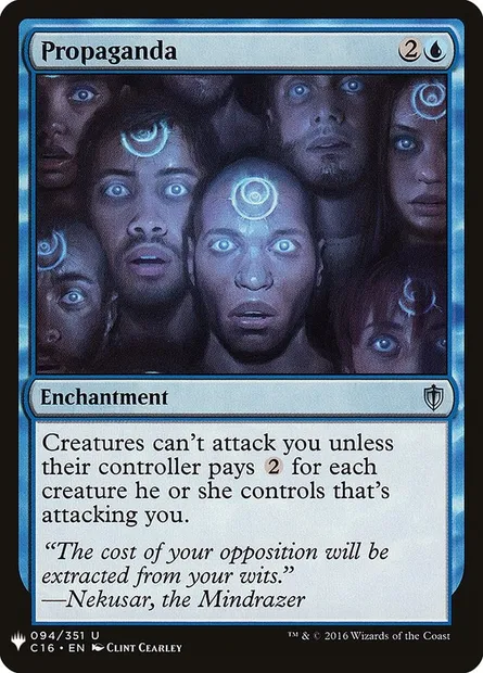 Propaganda, Magic card PLST C16-94 — The List set