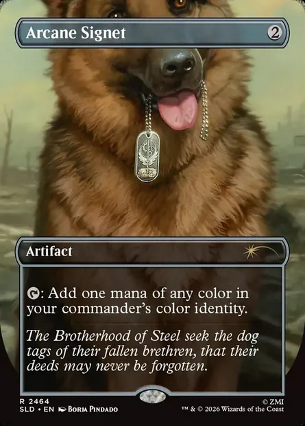 Arcane Signet, Magic card SLD 2464 — Secret Lair Drop set