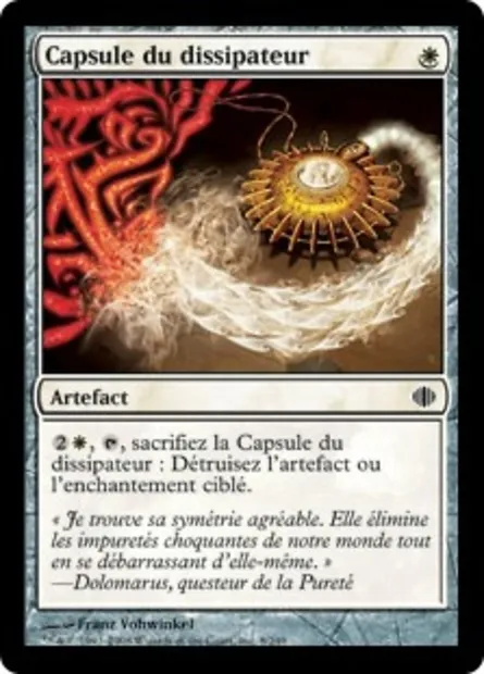 Capsule du dissipateur, carte Magic ALA 8 — extension Les éclats d'Alara