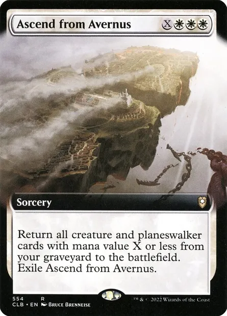 Ascend from Avernus, Magic card CLB 554 — Commander Legends: Battle for Baldur's Gate set
