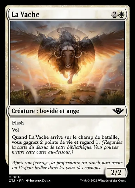 La Vache, carte Magic OTJ 16 — extension Outlaws of Thunder Junction