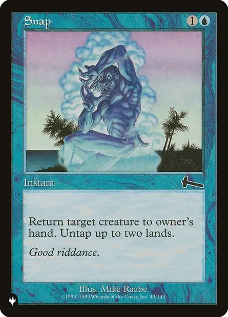 Snap, Magic card PLST ULG-43 — The List set