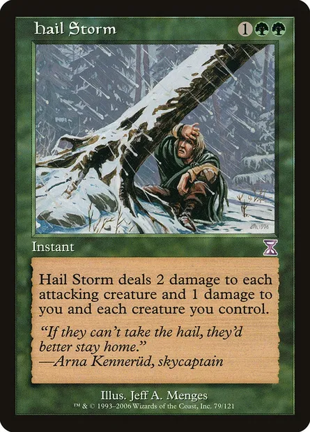 Hail Storm, Magic card TSB 79 — Time Spiral Timeshifted set