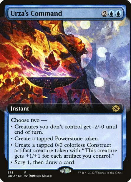 Urza's Command, Magic card BRO 318 — The Brothers' War set