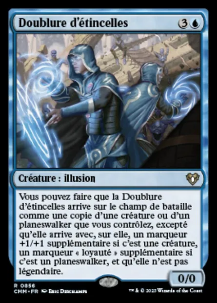 Doublure d'étincelles, carte Magic CMM 856 — extension Commander Masters