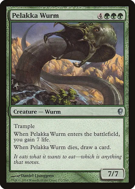 Pelakka Wurm, Magic card CNS 172 — Conspiracy set